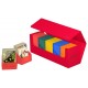 Estuche rojo Ultimate Guard Arkhive 400+ abierto