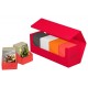 Estuche rojo Ultimate Guard Arkhive 400+ abierto