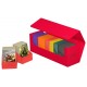 Estuche rojo Ultimate Guard Arkhive 400+ abierto