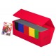 Estuche rojo Ultimate Guard Arkhive 400+ abierto