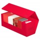 Estuche rojo Ultimate Guard Arkhive 400+ abierto