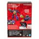 Figurine Skywarp en mode robot et jet.
