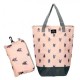 Bolsa nevera rosa con diseño de Jiji de Nicky