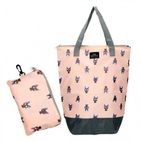 Bolsa nevera rosa con diseño de Jiji de Nicky