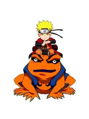 Lámpara Naruto Shippuden con Naruto y Gamakishi