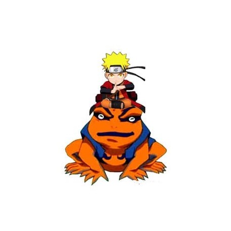 Lâmpada Naruto Shippuden com Naruto e Gamakishi