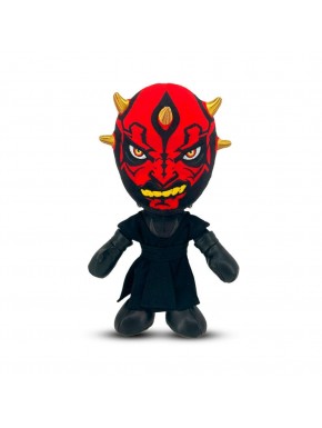 Peluche Star Wars Darth Maul rouge et noir 25 cm