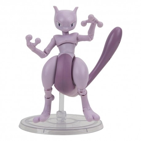 Figurine articulée Mewtwo 15 cm en PVC tons violets.