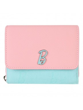 Portefeuille Barbie rose et bleu par Loungefly