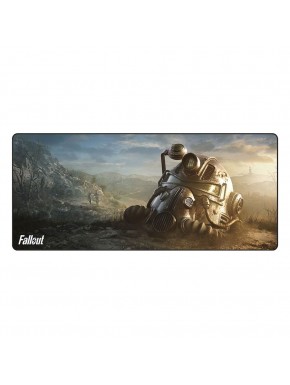 Alfombrilla oversize Fallout con diseño de casco