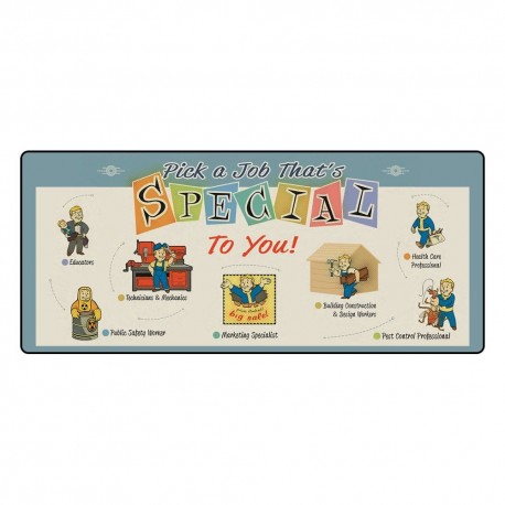 Tapis de souris Fallout XXL Special avec personnages