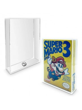 Caja de acrílico protectora para juegos NES, pack de 2