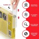Caja de acrílico protectora para juegos NES, pack de 2