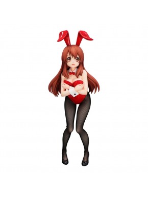 Estatua de PVC Mikuru Asahina 24 cm en traje rojo.