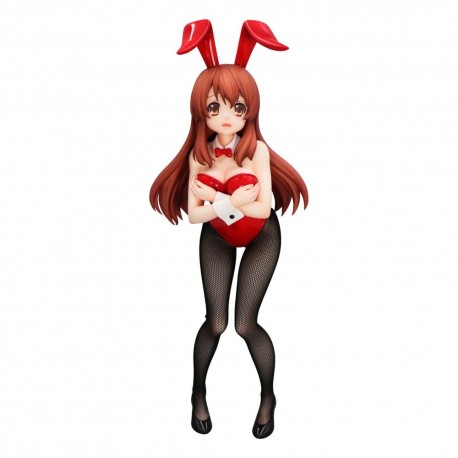 Statue PVC Mikuru Asahina 24 cm en costume rouge.