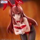 Statue PVC Mikuru Asahina 24 cm en costume rouge.