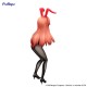 Statue PVC Mikuru Asahina 24 cm en costume rouge.