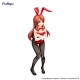 Statue PVC Mikuru Asahina 24 cm en costume rouge.