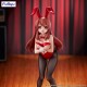 Statue PVC Mikuru Asahina 24 cm en costume rouge.