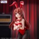 Statue PVC Mikuru Asahina 24 cm en costume rouge.