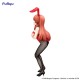 Statue PVC Mikuru Asahina 24 cm en costume rouge.