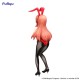 Statue PVC Mikuru Asahina 24 cm en costume rouge.