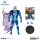 Figura Eradicator DC Multiverse azul translúcido com capa brilhante