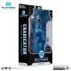 Figura Eradicator DC Multiverse azul translúcido com capa brilhante
