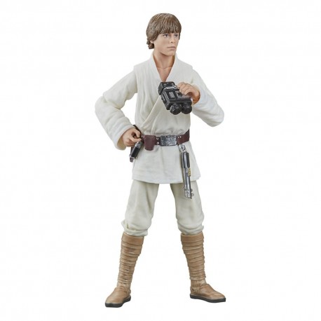 Figura Luke Skywalker Star Wars Black Series con sable de luz