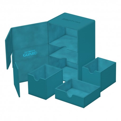 Caja Ultimate Guard Twin Flip`n`Tray 160+ Azul Gasolina
