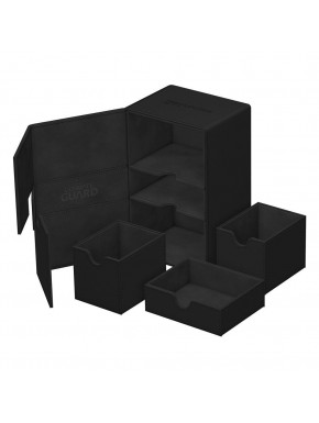 Caja Ultimate Guard Twin Flip`n`Tray en negro