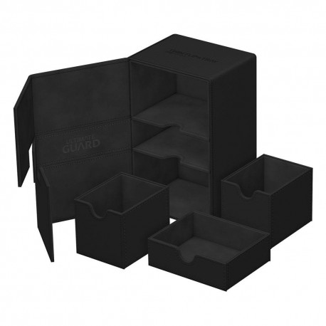 Caixa Ultimate Guard Twin Flip`n`Tray em preto