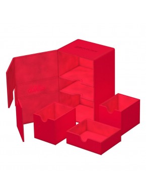 Caja roja Ultimate Guard Twin Flip`n`Tray 160+