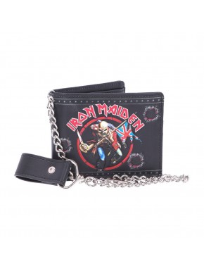 Carteira Iron Maiden The Trooper com corrente e design