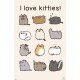 Poster Pusheen I Love Kitties