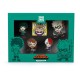 Set de pins émaillés My Hero Academia avec personnages.
