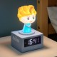 despertador de Frozen com figura iluminada de Elsa