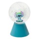 Lámpara LED de Stitch con esfera de cristal y luces de colores