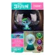 Lámpara LED de Stitch con esfera de cristal y luces de colores