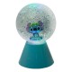Lámpara LED de Stitch con esfera de cristal y luces de colores