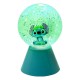 Lámpara LED de Stitch con esfera de cristal y luces de colores