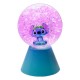 Lámpara LED de Stitch con esfera de cristal y luces de colores