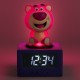Despertador digital de Lotso de Toy Story en púrpura