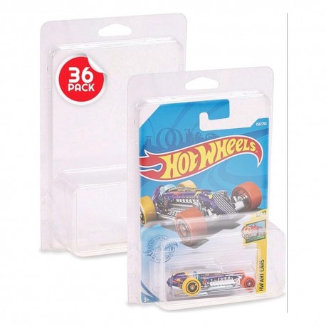 Protectores Blisters para Hot Wheels Long Card Mainline