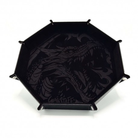 Bandeja plegable para dados Dragon Skin XL negra