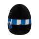 Peluche Squishmallows Harry Potter Ravenclaw con bufanda azul y escudo.