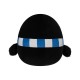 Peluche Squishmallows Harry Potter Ravenclaw con bufanda azul y escudo.