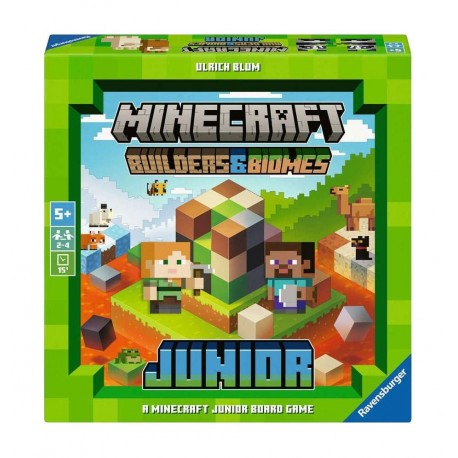 Caja del juego de mesa Minecraft Builders & Biomes Junior