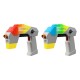 Laser X Ultra Micro Double B2 Blasters aux couleurs vives