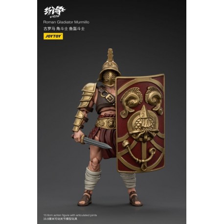 figurine articulée de gladiateur romain murmillo par Joy Toy